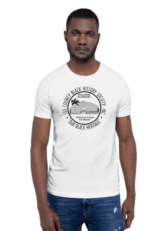 Øst Timor springvand på LCBHS White T-Shirt - The Lee County Black History Society